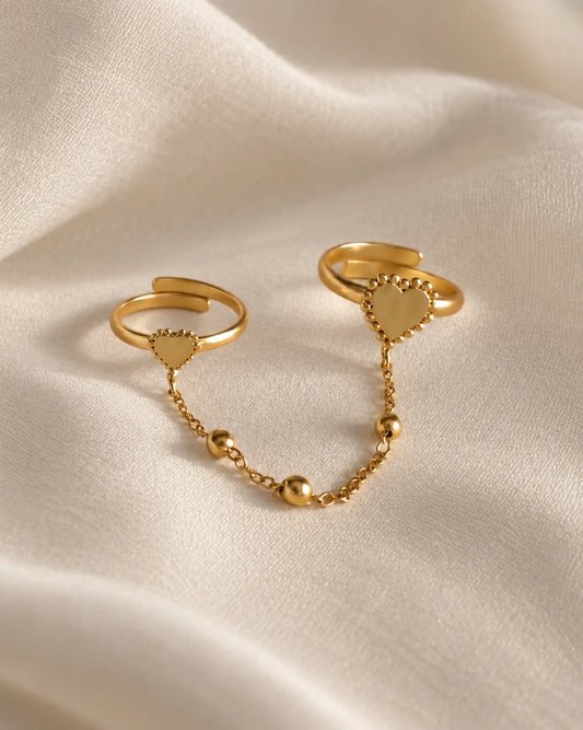 Heart & Mini Duo Ring
