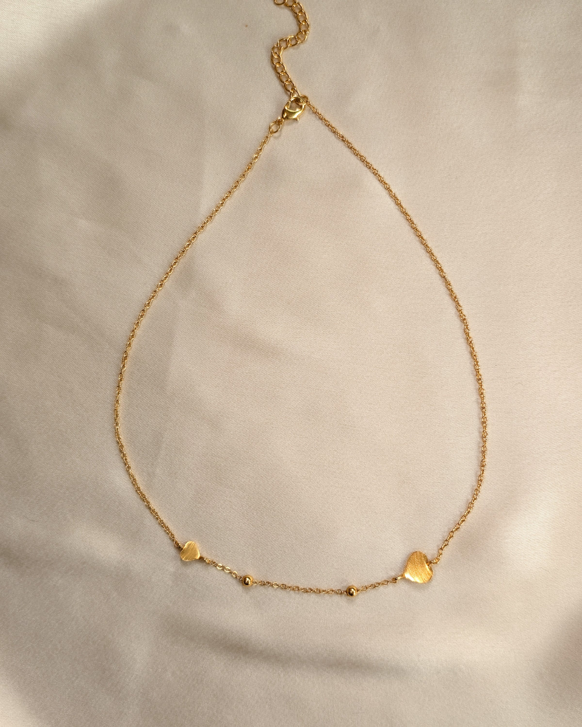 Paired Heart Necklace