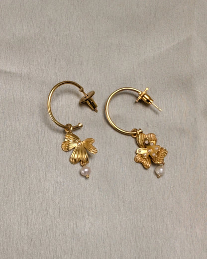 Flower Power Mismatched Hoops