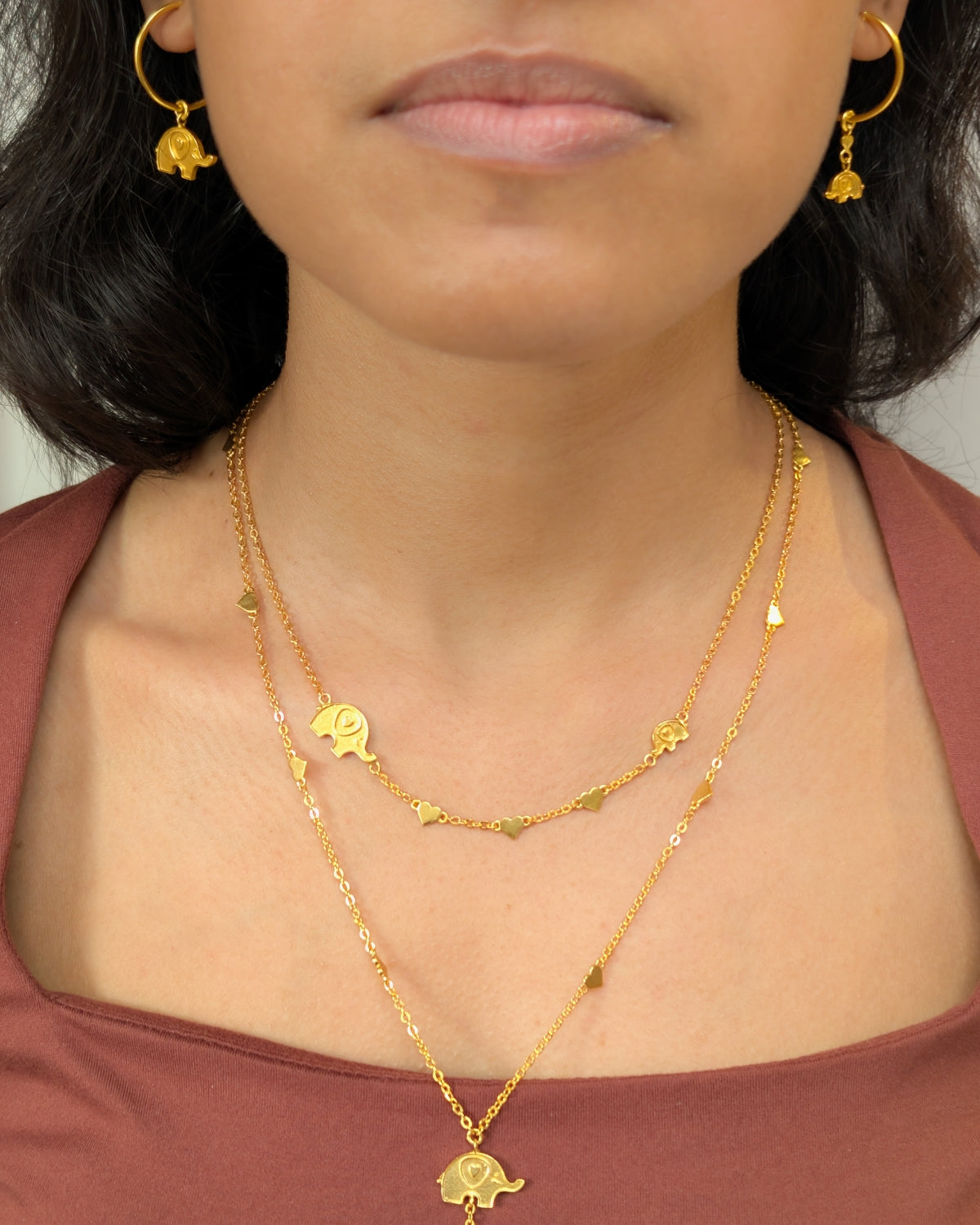 Ele & Calf Mismatched Hoops