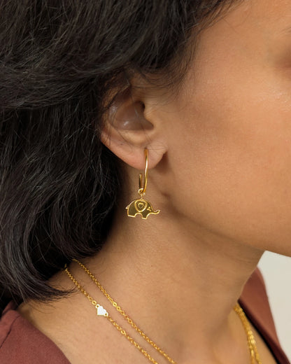 Ele & Calf Mismatched Hoops
