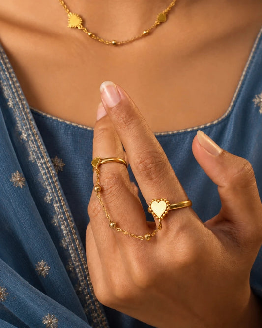 Heart & Mini Duo Ring
