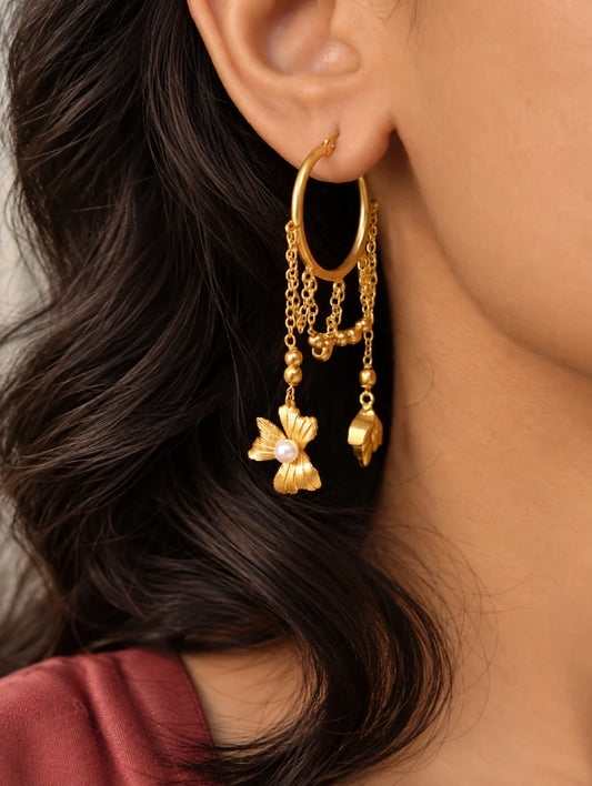 Ma & Bud Danglers With Hoops