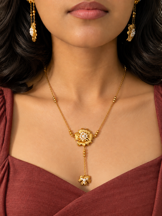 Mumma Bloom Y Necklace