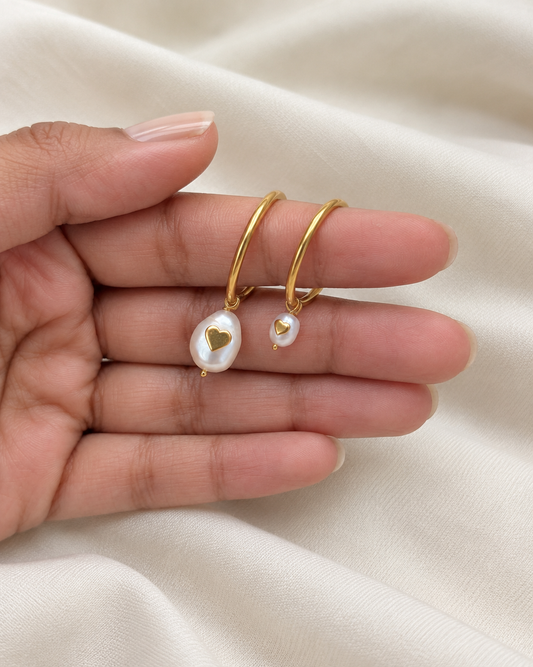 Me & Mine Mismatched Hoops