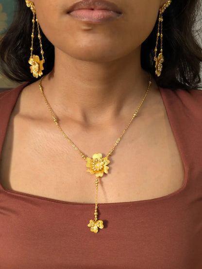 Mother's Garden Y Necklace