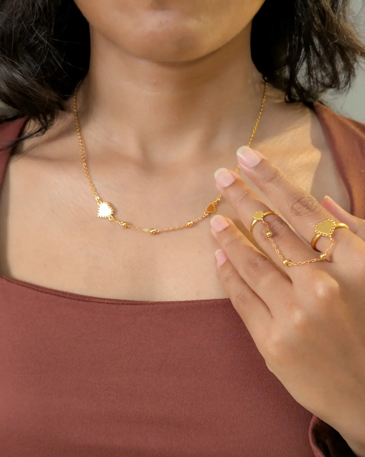 Heart & Mini Necklace