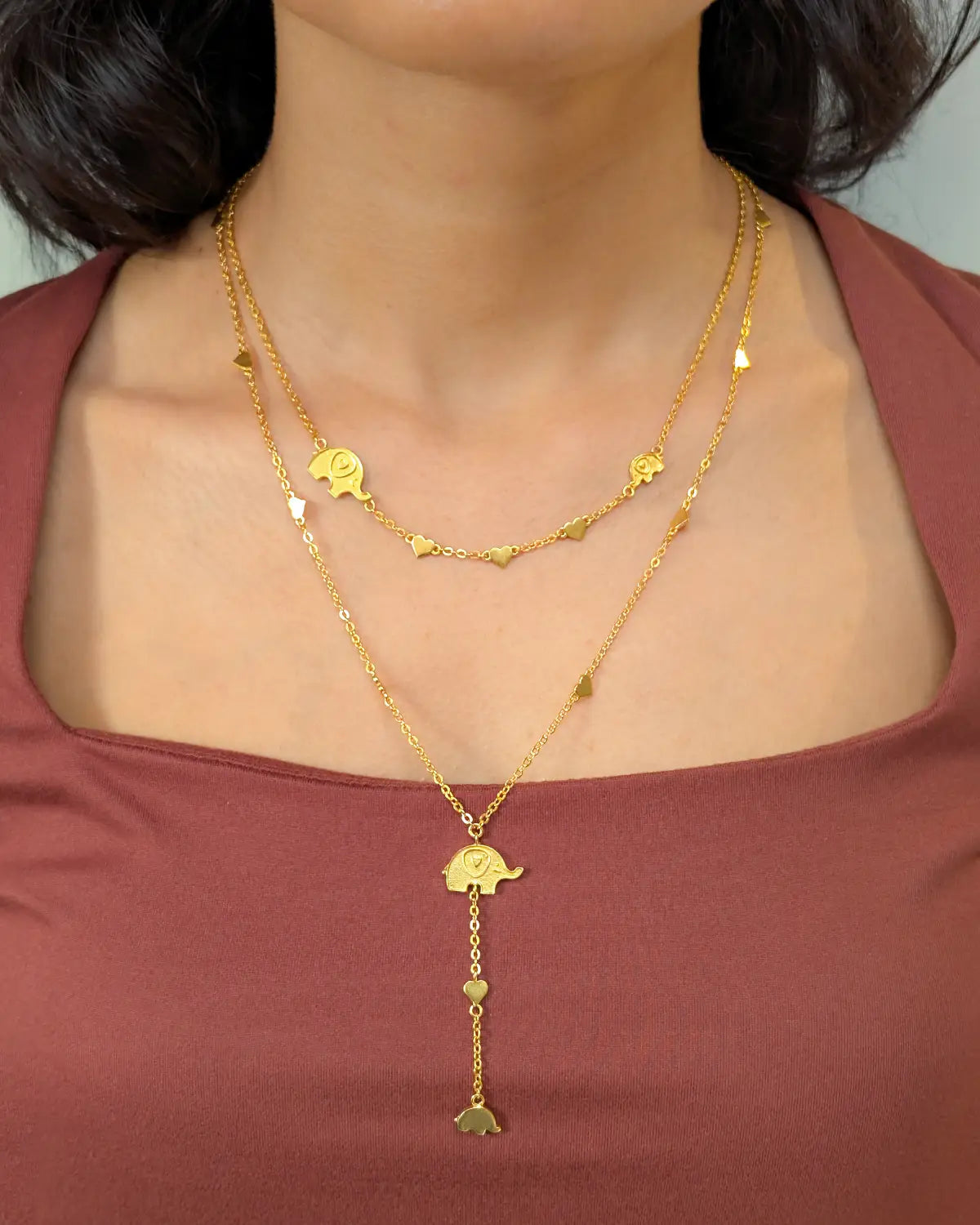Ele & Calf Necklace