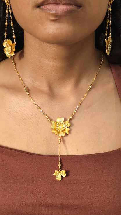 Mother's Garden Y Necklace