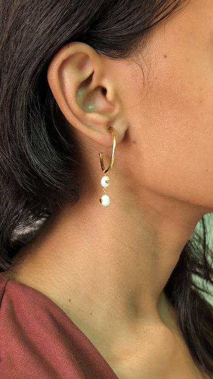 Ivory Duo Hoops