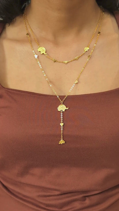 Ele & Calf Necklace