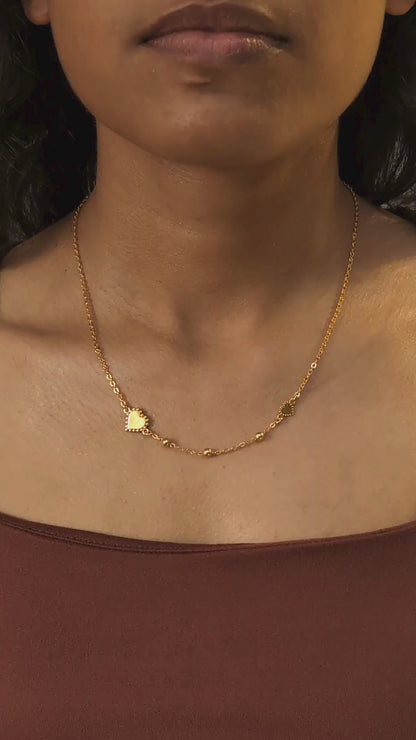 Heart & Mini Necklace