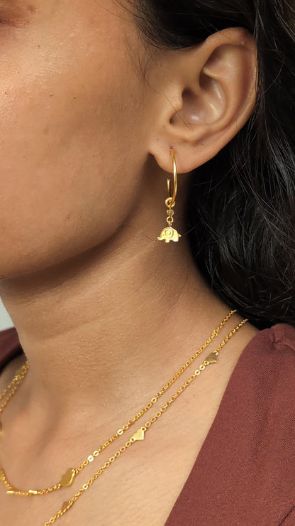 Ele & Calf Mismatched Hoops