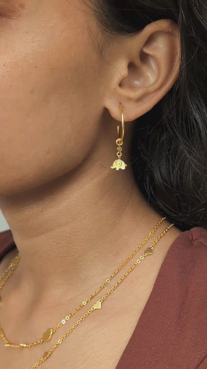 Ele & Calf Mismatched Hoops