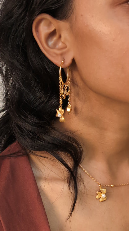 Ma & Bud Danglers With Hoops